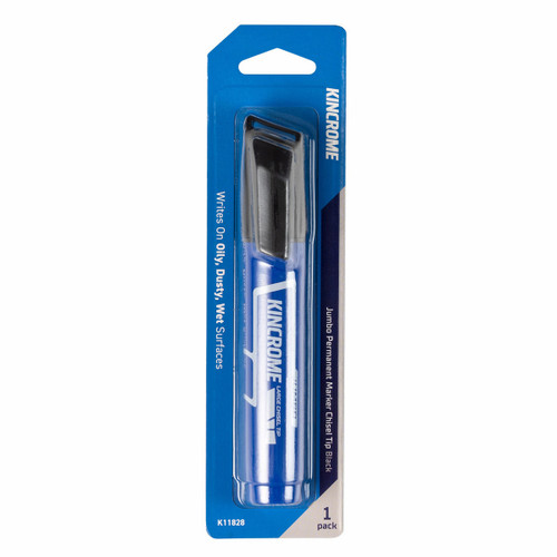 Kincrome K11828 - Jumbo Permanent Marker - Chisel Point Black